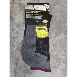 Dickies Insulated Wool Foot Outdoor Crew Work Socks Men's Size 6-12